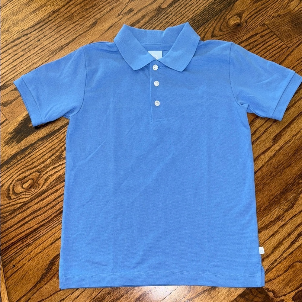 Bella bliss boys periwinkle polo shirt sizes 8 & 12 NEW